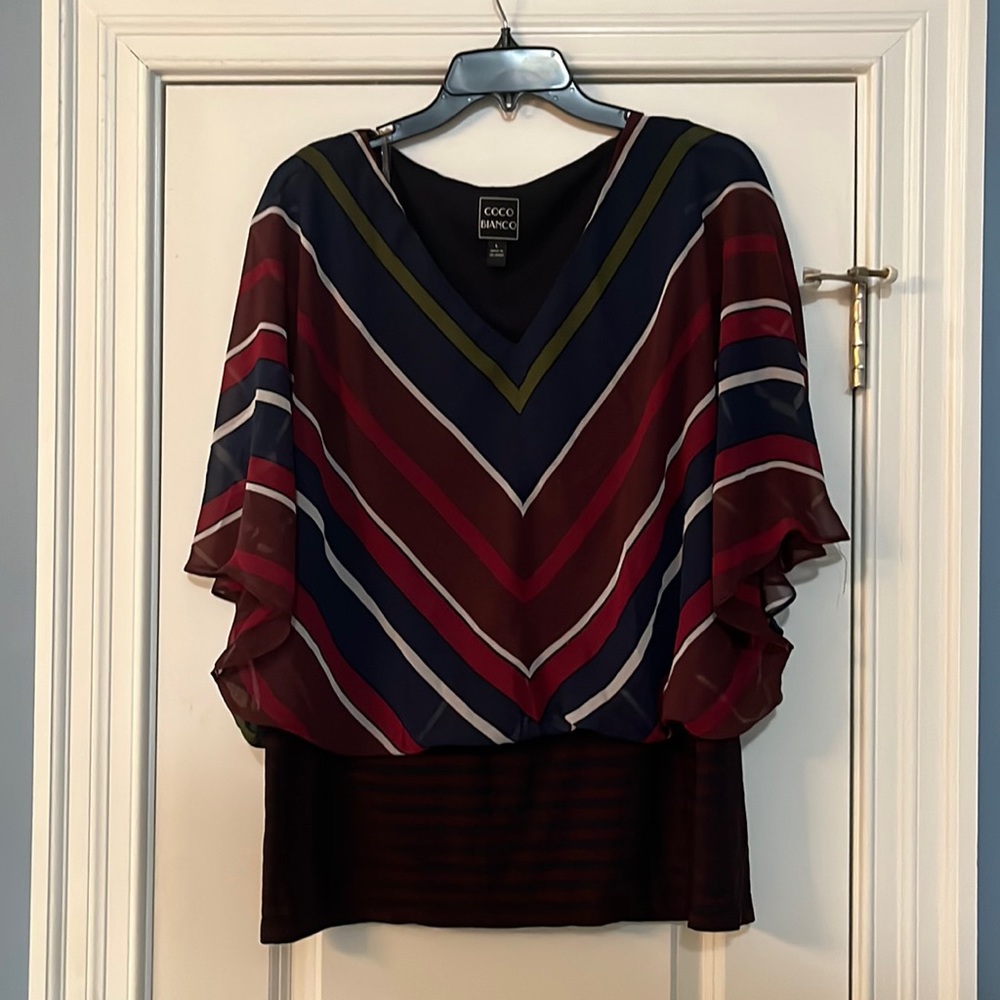 Coco Blanco chevron blouse